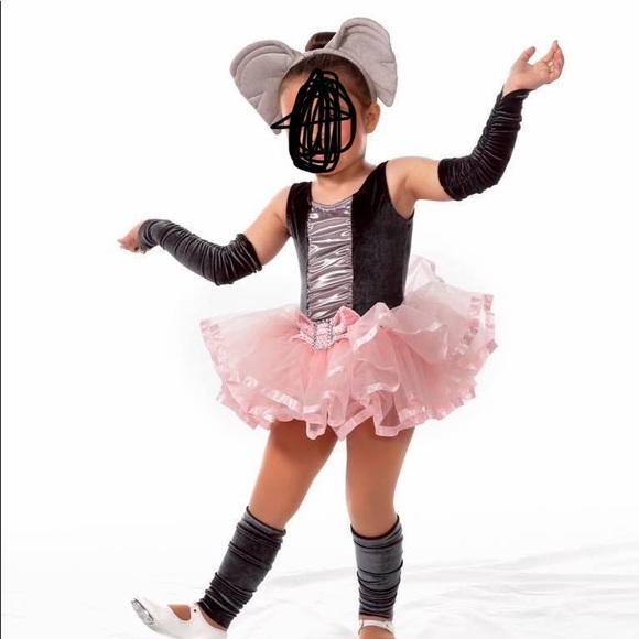 Girls Small Elephant Costume - Picture 3 of 4